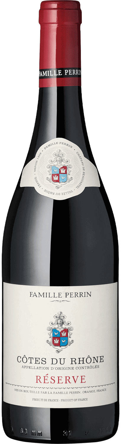 Côtes du Rhône Cuvée Réserve Famille Perrin Côtes du Rhône Réserve Weinflasche