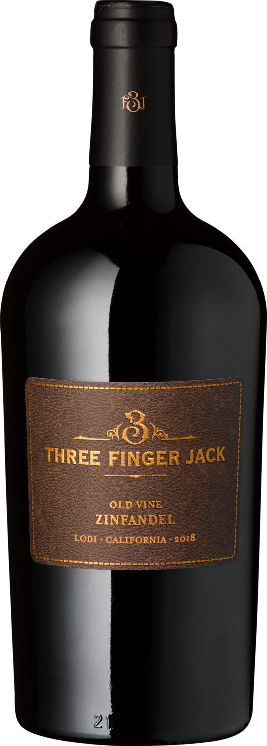 Old Vine Zinfandel Three Finger Jack Old Vine Zinfandel Weinflasche 2018