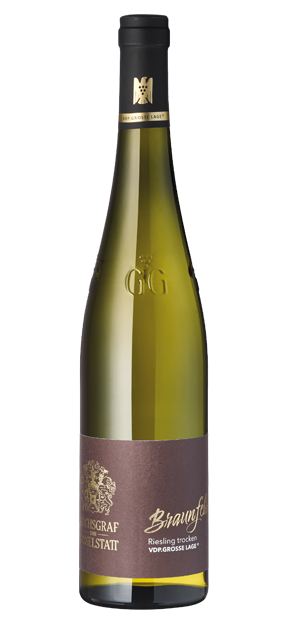 Braunfels, Riesling, VDP.Große Lage Riesling trocken VDP.Grosse Lage Wein Flasche Detailansicht