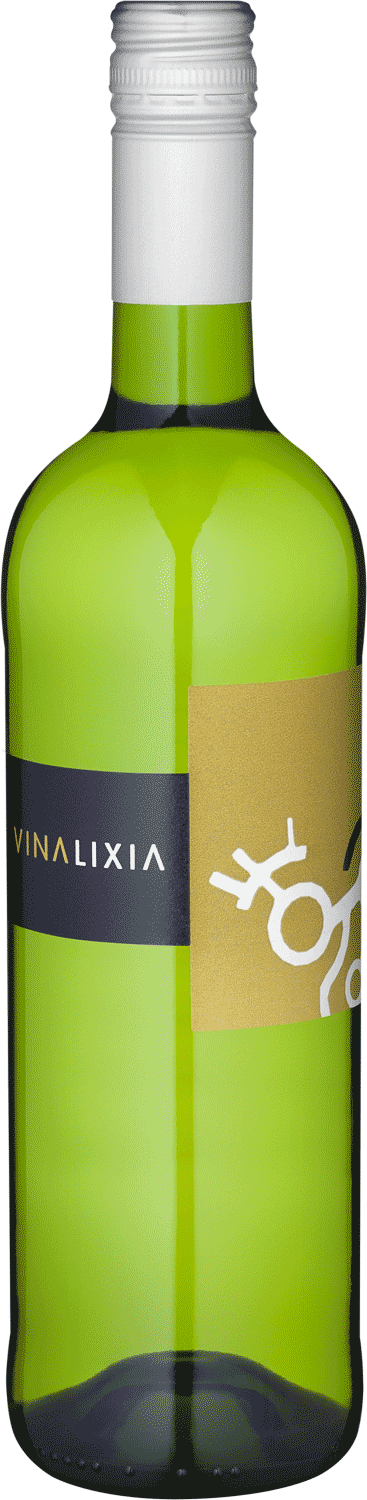 Vina Lixia, blanco, Weißwein Vinalixia, grüne Flasche mit goldenem Etikett