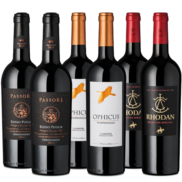 6er Probierpaket Rotwein