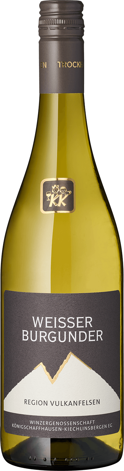 "Vulkanfelsen" Weissburgunder Weißer Burgunder Trockenwein aus dem Vulkanfelsen-Gebiet