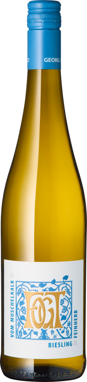 "Vom Muschelkalk" Riesling feinherb Weißwein Riesling, Georg Breuer, Feinherb, 0,75l Flasche
