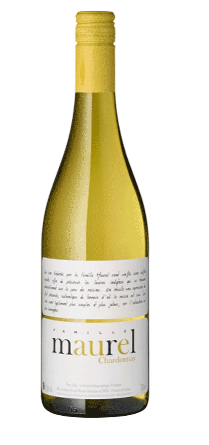 Chardonnay Weißwein Famille Maurel Chardonnay Flasche im Online-Shop