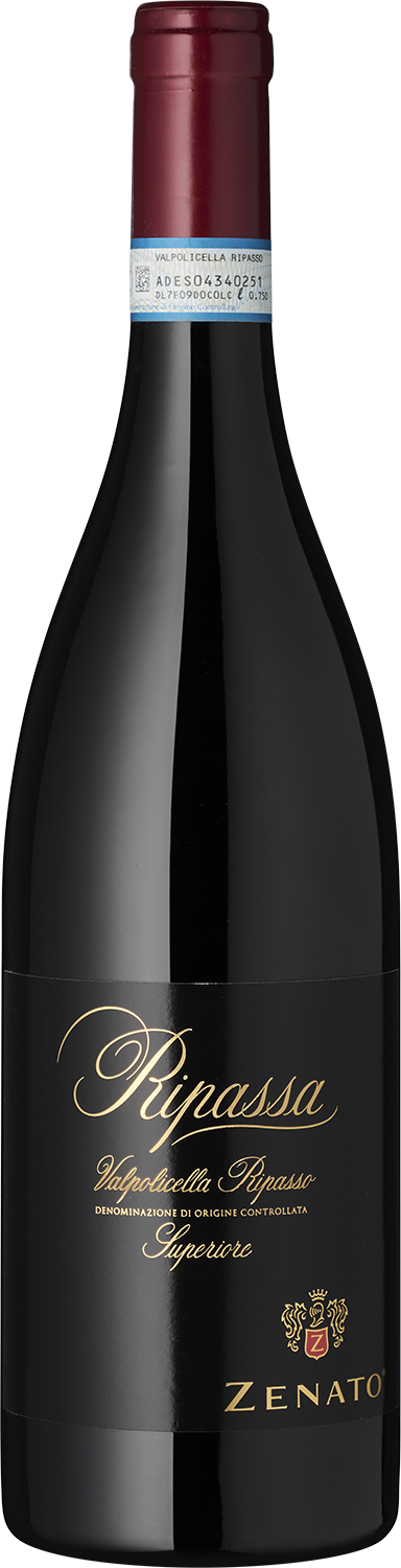 Ripasso della Valpolicella Zenato Ripassa Valpolicella Ripasso Weinflasche, schwarz glänzend