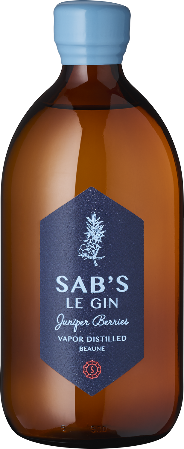 Le Gin Sab's Le Gin, Wacholderbeeren, Vapor Distilled, Beaune