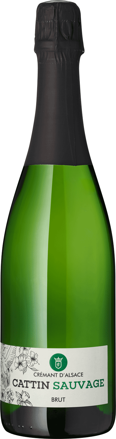 "Sauvage" Crémant D'Alsace Cattin Sauvage Crémant d'Alsace Brut, Sektflasche
