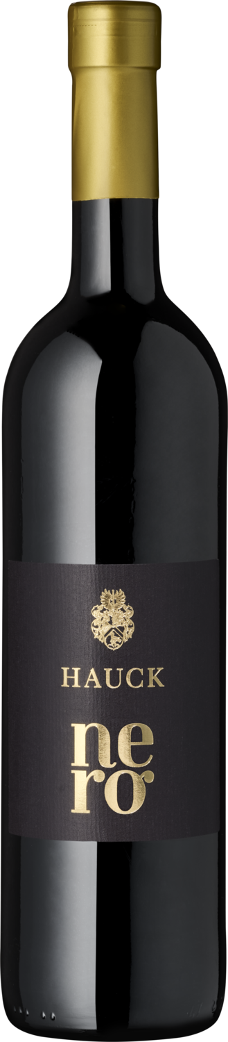 Nero Hauck Nero Rotwein, edle Flasche mit Goldfolie