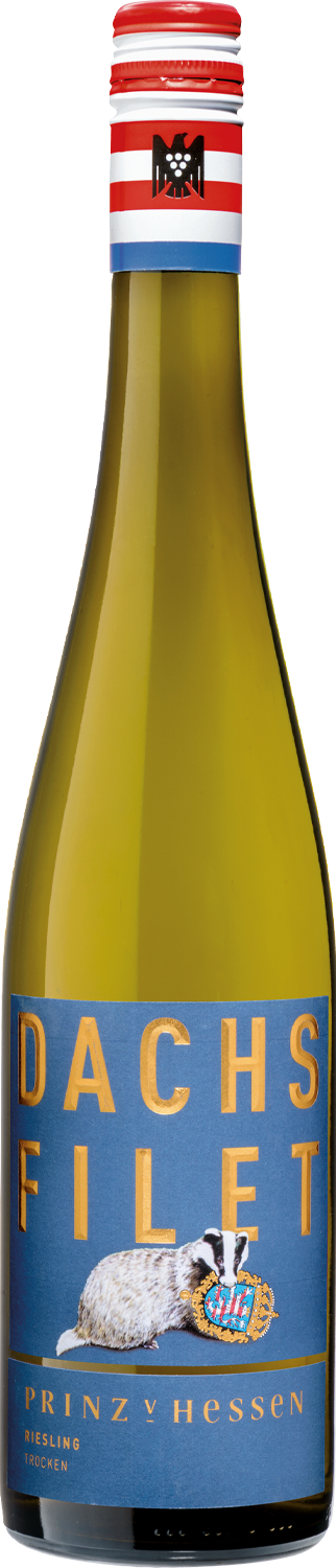 "Dachsfilet" Riesling Prinz v. Hessen Dachsfilet Riesling Trocken Wein.