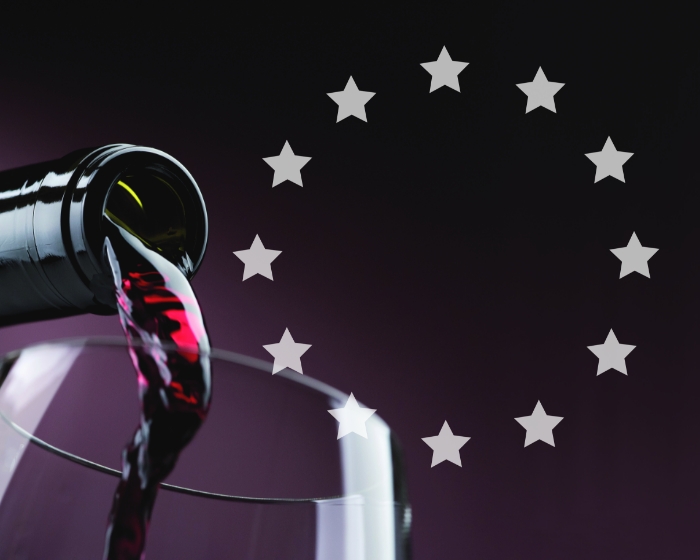 Wein, Sterne: Wein aus europäischen Ländern, serviert