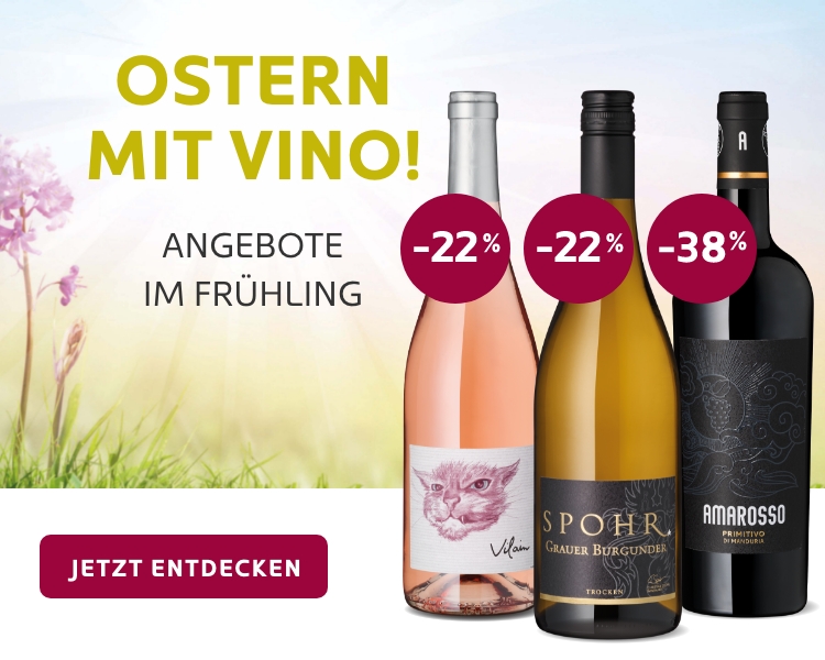 Weine zum Angebotspreis zu Ostern