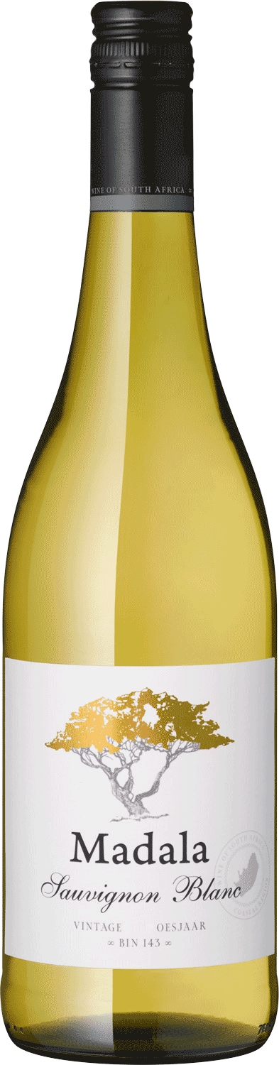 "Madala" Sauvignon Blanc Madala Sauvignon Blanc, Flasche, Weißwein aus Südafrika