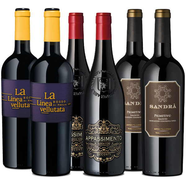 Probierpaket Apulien Rotwein
