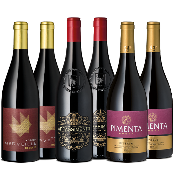 Probierpaket Rotwein zum Fest