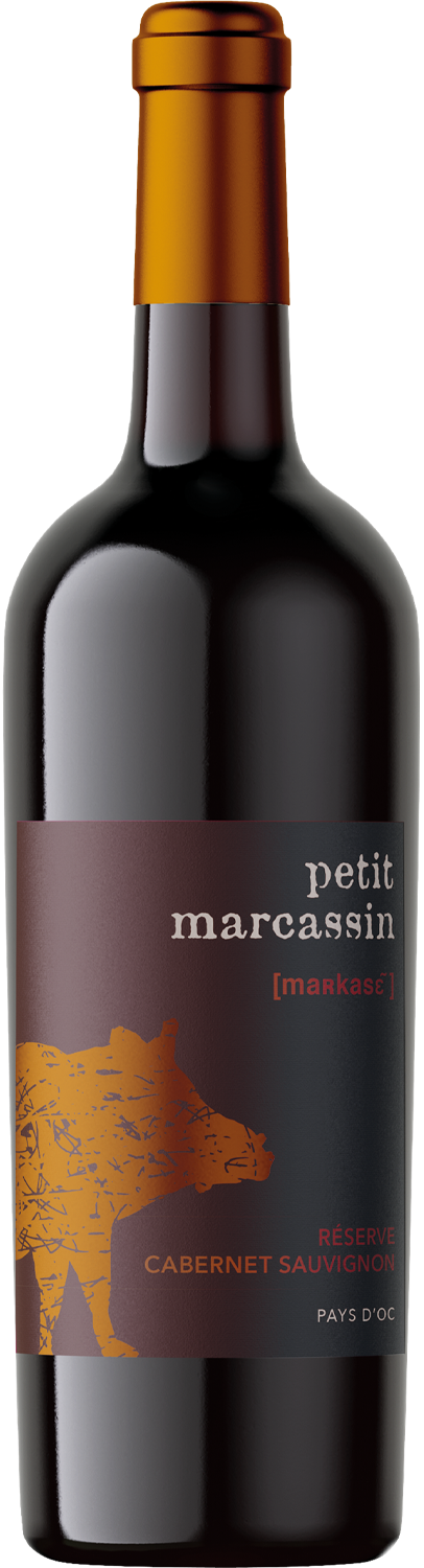"Petit Marcassin" Cabernet Sauvignon Reserve Petit Marcassin Reserve Cabernet Sauvignon Wein, Pays d'Oc