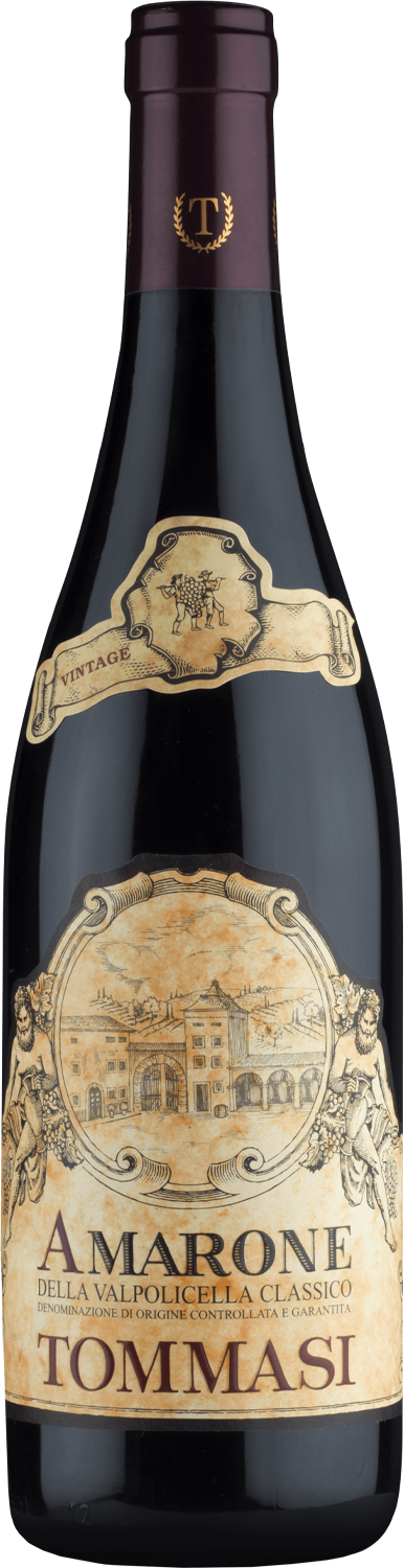 Amarone della Valpolicella Classico Amarone Tommasi Weinflasche, italienischer Rotwein, Vintage