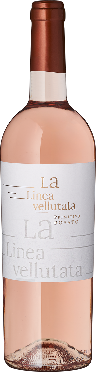 La Linea vellutata Primitivo Rosato Weinflasche