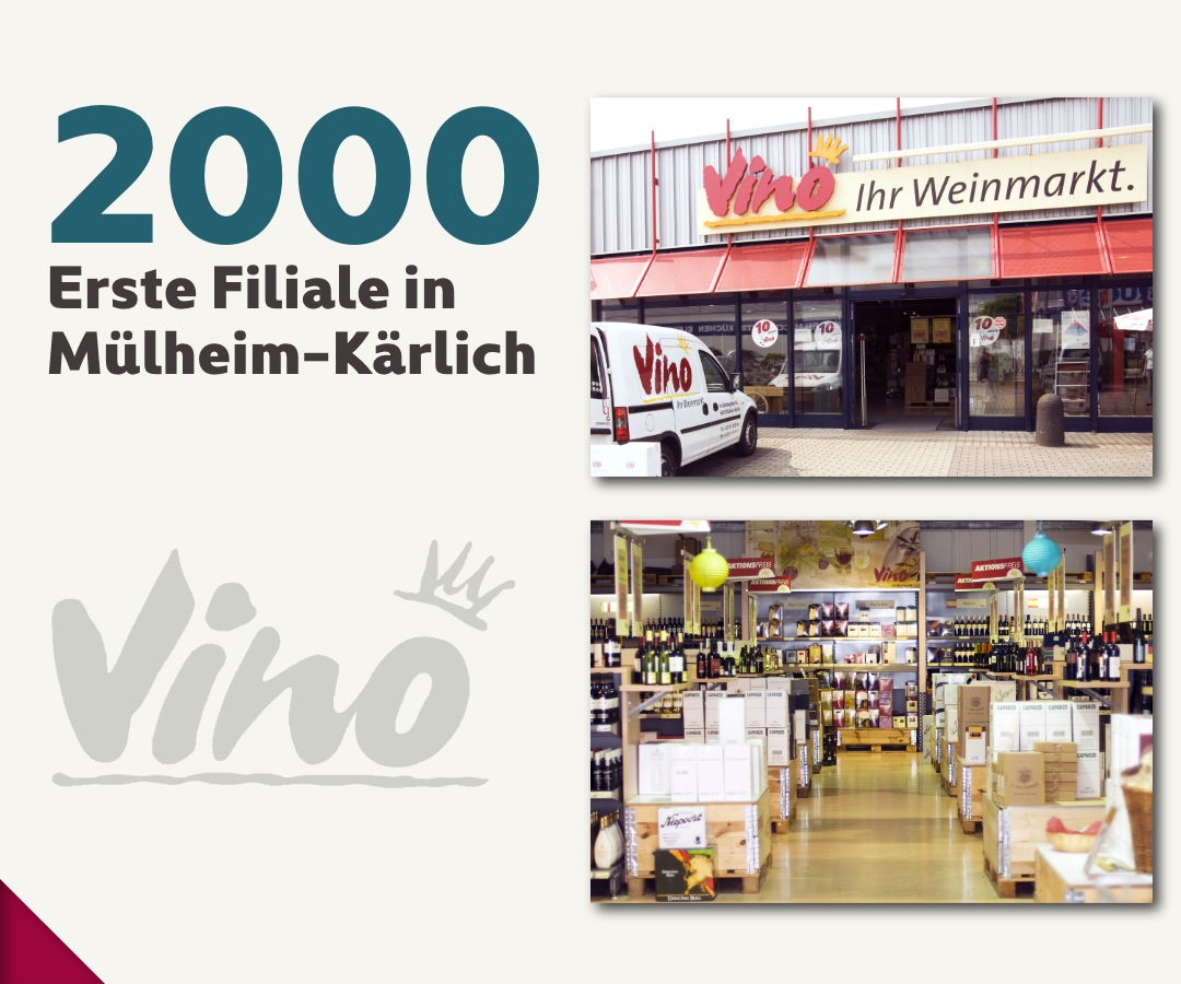 Eröffnung des ersten Vino-Markts in Mülheim-Kärlich 2000