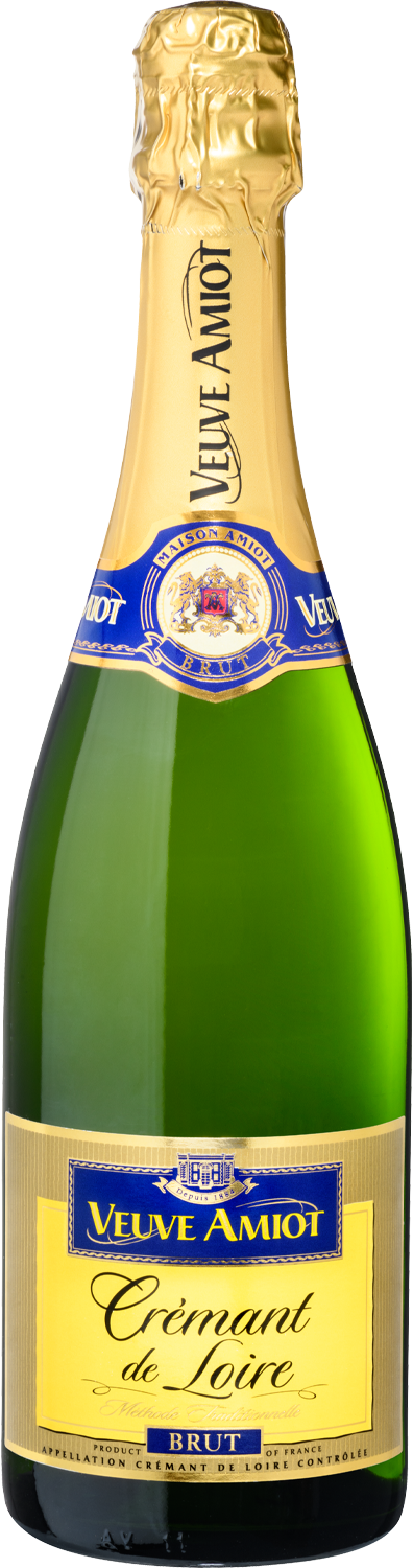 Crémant de Loire, brut Veuve Amiot Crémant de Loire Brut, Schaumwein Flasche