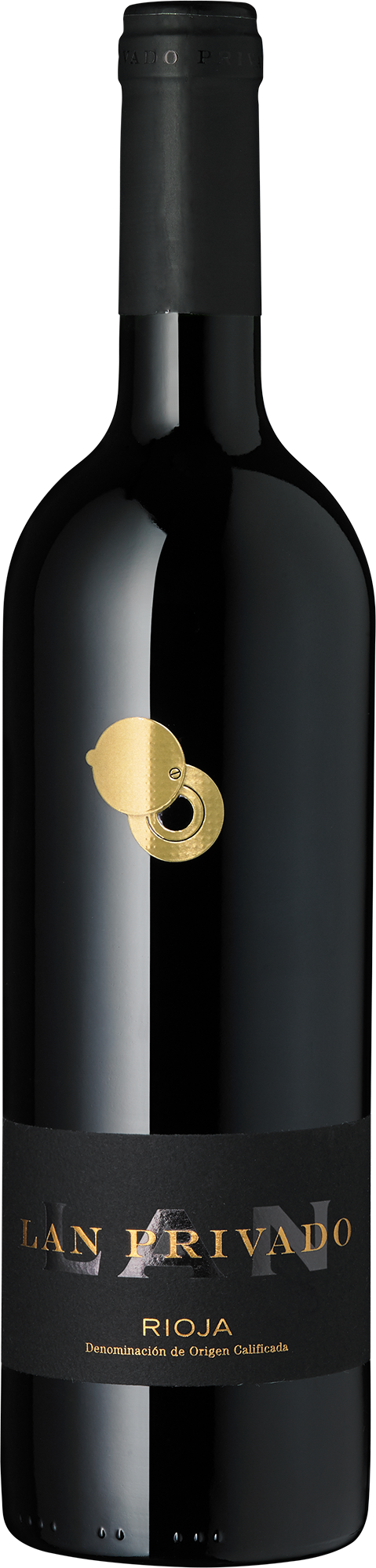 "Privado" Reserva LAN Privado Rioja Rotwein Flasche mit goldenem Detail