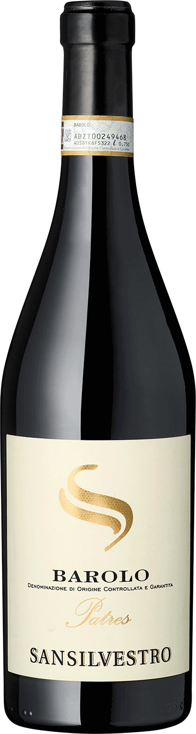 "Patres" Barolo Sansilvestro Barolo Patres Weinflasche, italienischer Rotwein