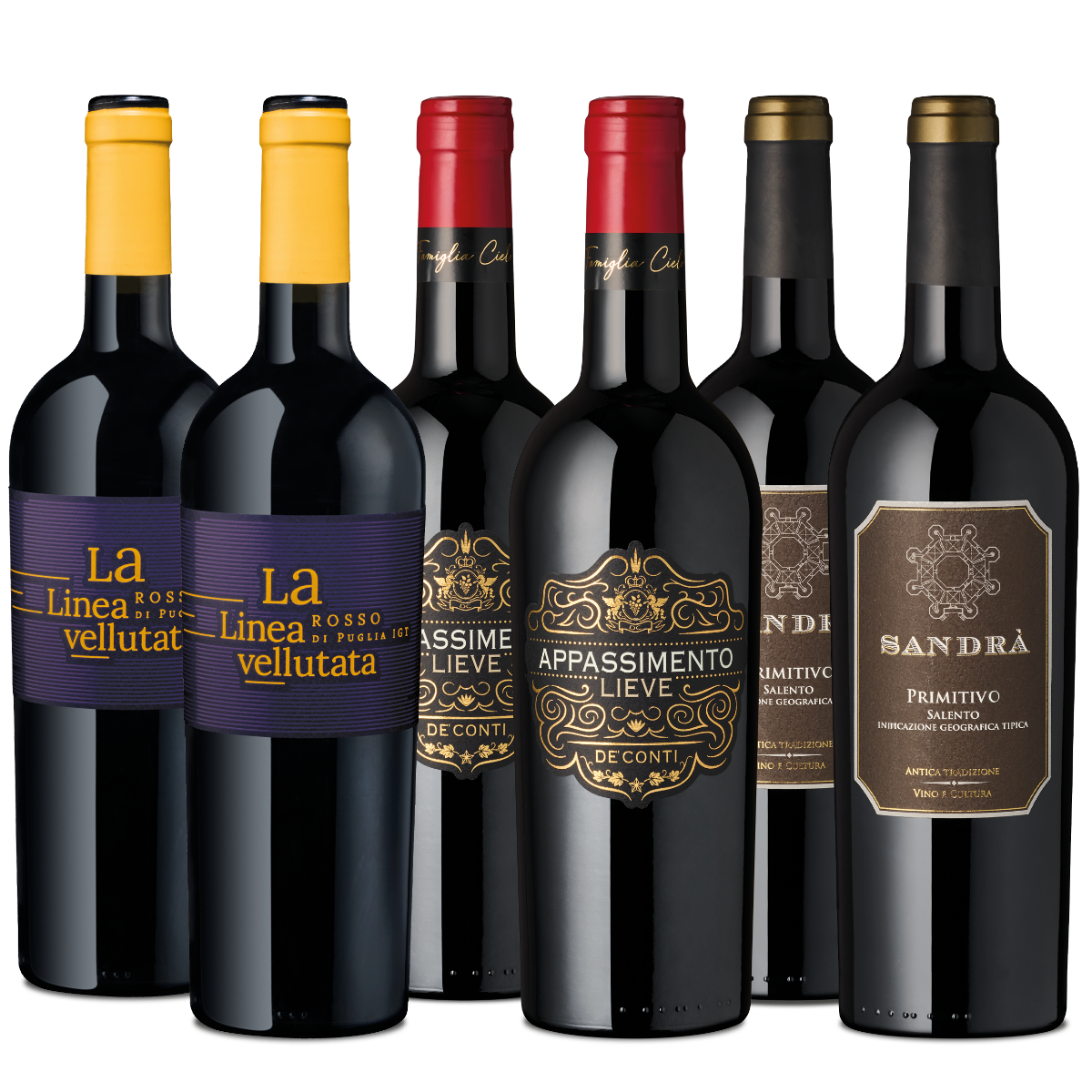 6er Probierpaket Italienische Leidenschaft