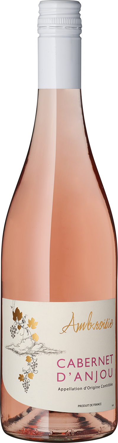 "L'Ambroisie" Cabernet d'Anjou Cabernet d'Anjou Roséwein in eleganter Flasche, Frankreich