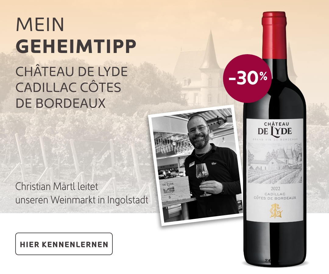 Château de Lyde Cadillac Côtes de Bordeaux Wein mit Rabatt