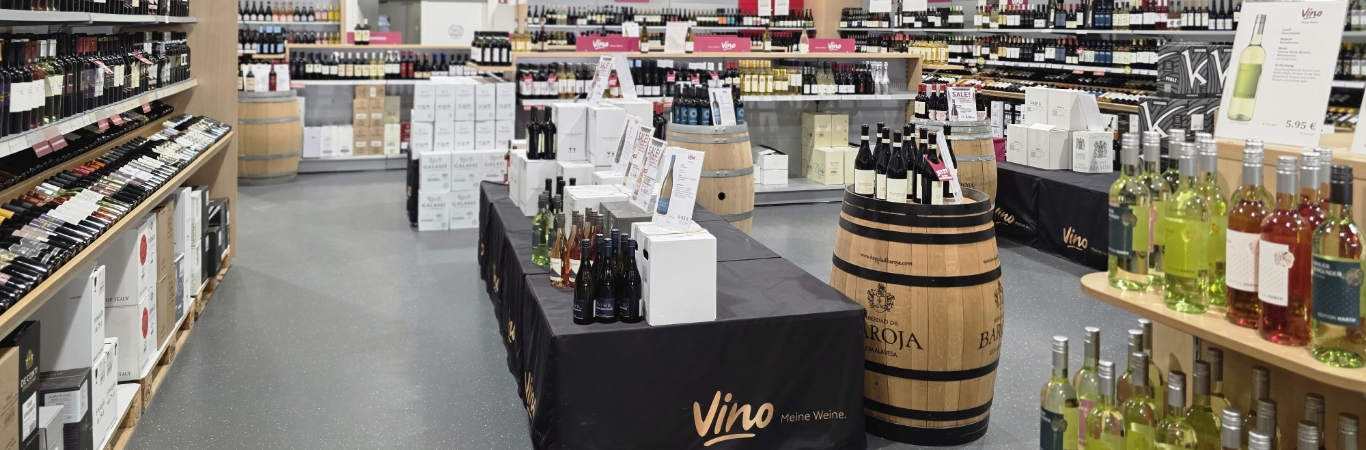 vino weinmarkt dekoration