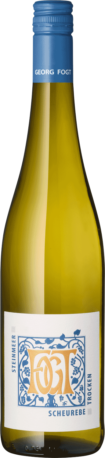 "Steinmeer" Scheurebe Georg Fogt Scheurebe trocken, Wein, Flasche, Weißwein