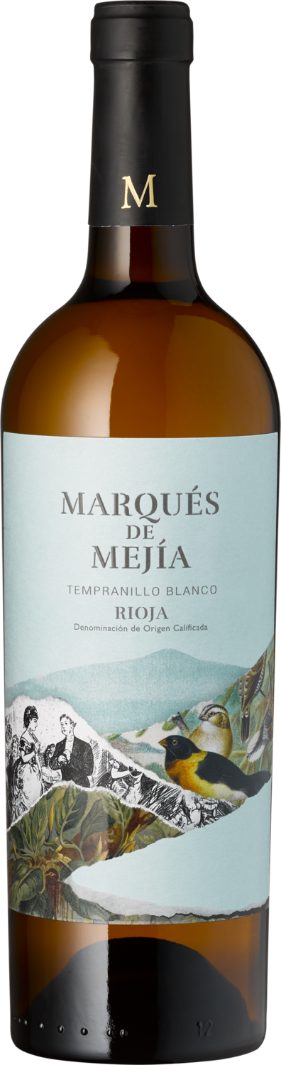 Tempranillo blanco, Marqués de Mejía Marqués de Mejía Tempranillo Blanco Rioja Weinflasche