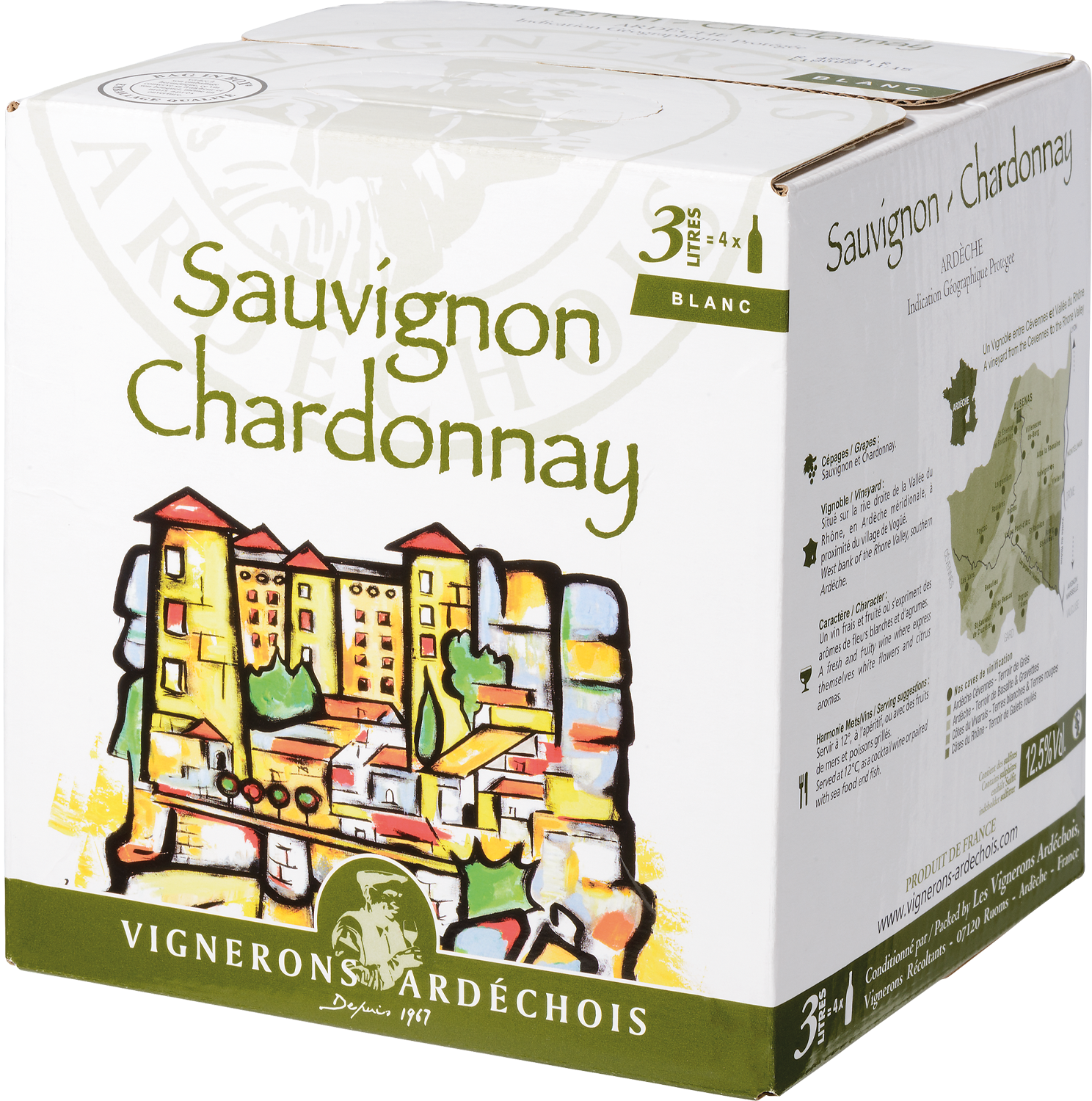 Sauvignon Blanc & Chardonnay, Bag in Box