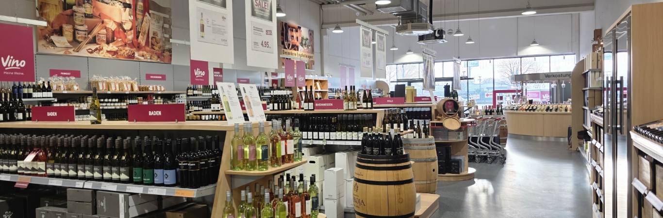 vino weinhandel innenbereich