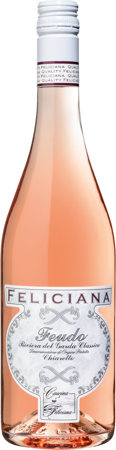 "Feudo" Chiaretto Roséwein Flasche Cascina Feliciana Feudo, Chiareto Gardaseewein