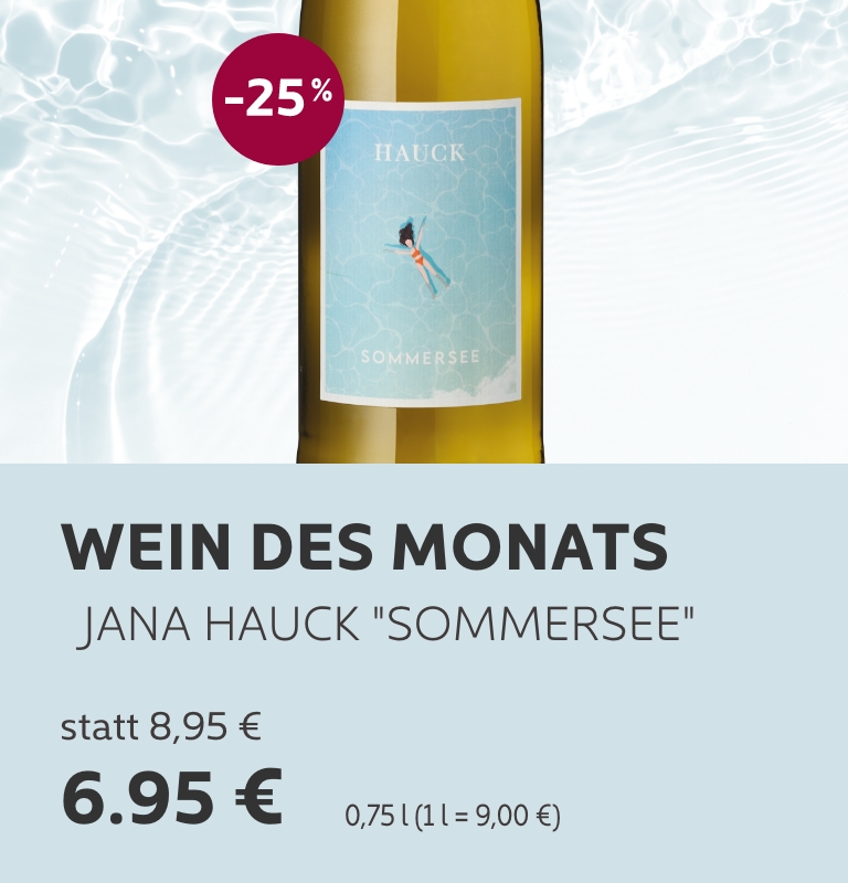 Jana Hauck "Sommersee" Weißwein mit -25% Rabatt