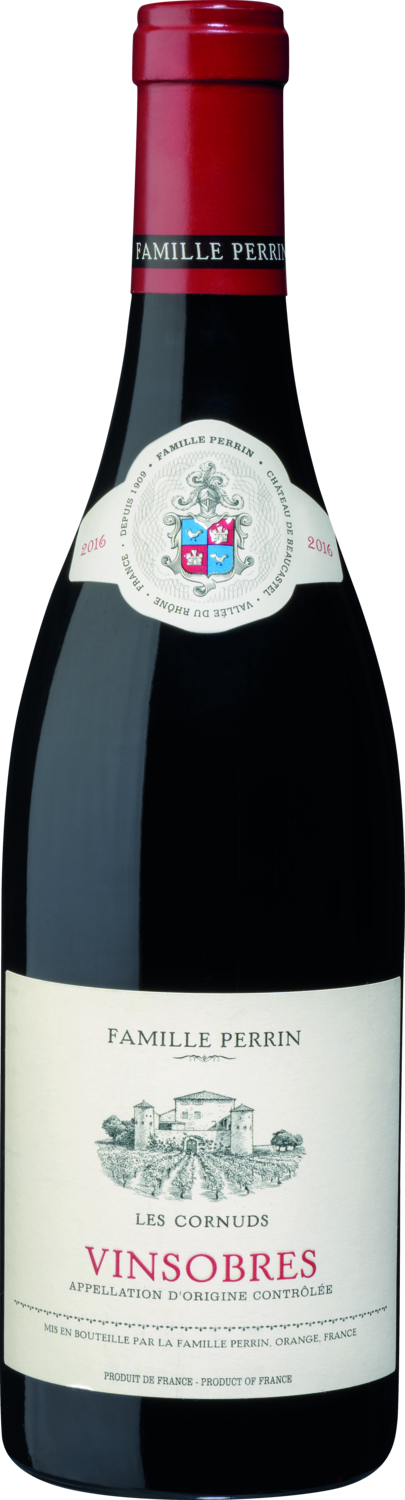 Vinsobres Famille Perrin Les Cornuds Wein, Rotwein Flasche 2016