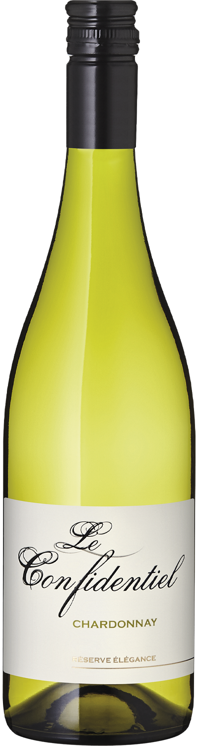 "Le Confidentiel" Chardonnay Le Confidentiel Chardonnay Reserve Élegance Weißwein Flasche