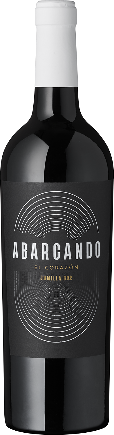 Abarcando El Corazón Rotwein Flasche, Nahaufnahme