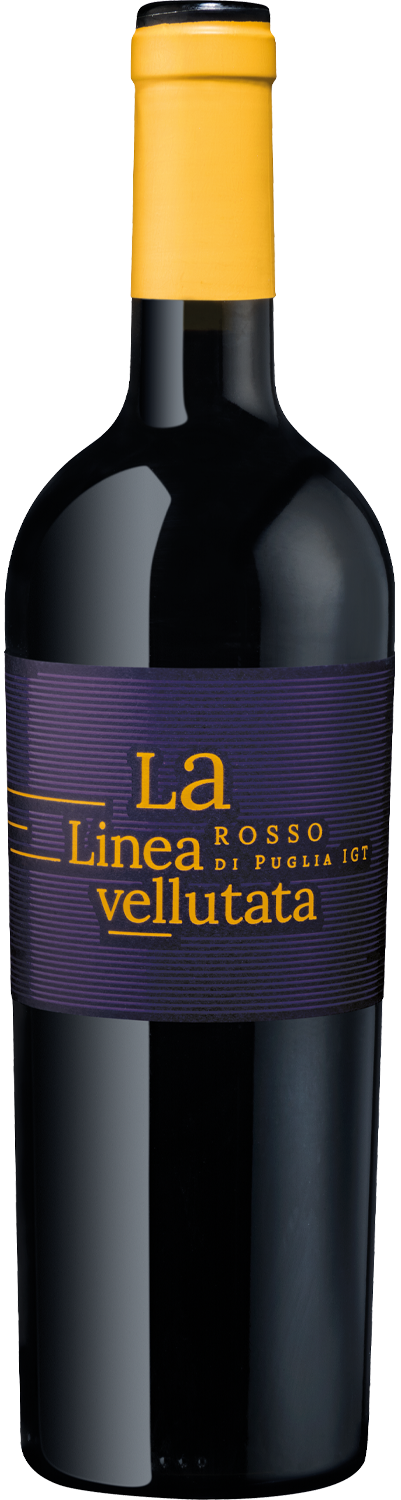 "La Linea Vellutata" Rosso La Linea vellutata Rosso di Puglia IGT Weinflasche