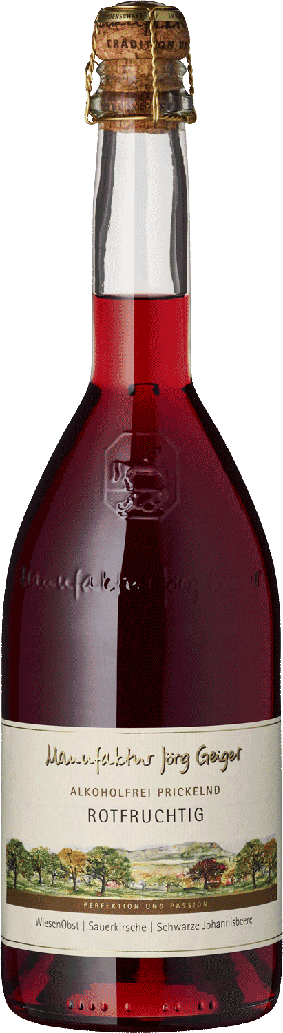 Alkoholfreier Rotfrucht-Prickelnd Manufaktur Jörg Geiger Wein