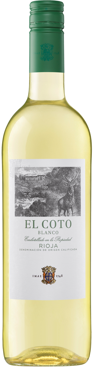 "El Coto" Blanco El Coto Blanco Rioja Wein, Flasche von Imaz