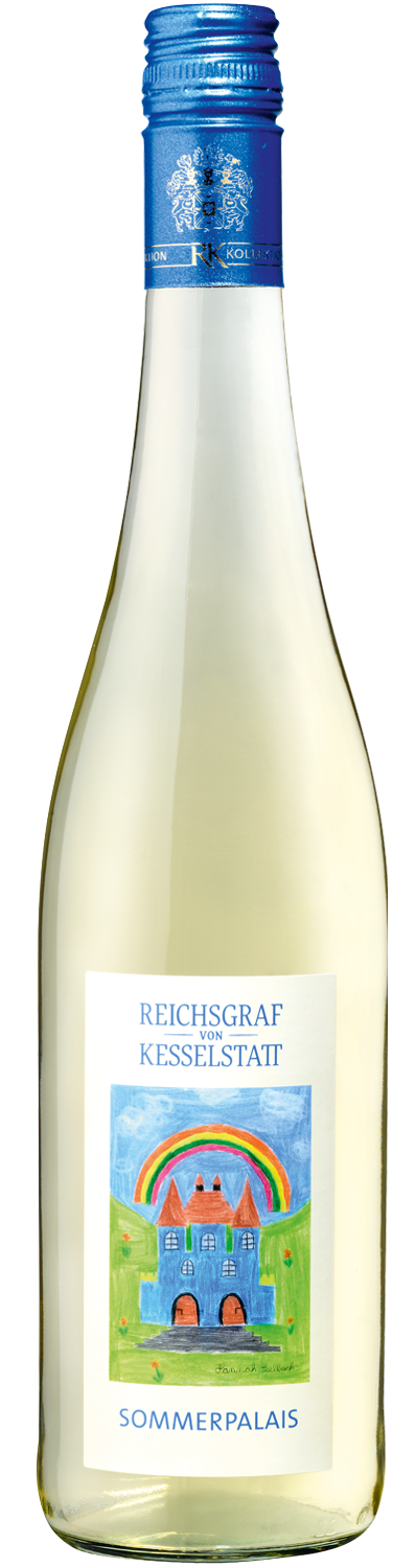 Sommerpalais, Riesling Weinflasche Reichsgraf von Kesselstatt Sommerpalais, Weißwein