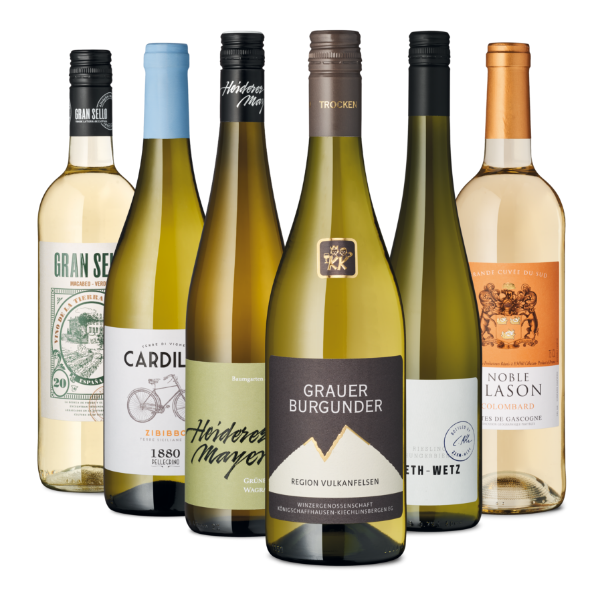 Weißweinpaket: Frische Vielfalt im Glas