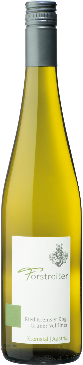 "Kremser Kogl" Grüner Veltliner Forstreiter Grüner Veltliner Weinflasche, weißer Wein aus Österreich